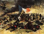 Ernest Meissonier The Siege of Paris Norge oil painting reproduction